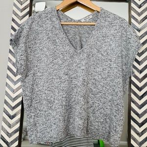 Madewell V-Neck Cropped Sweater- Size Small